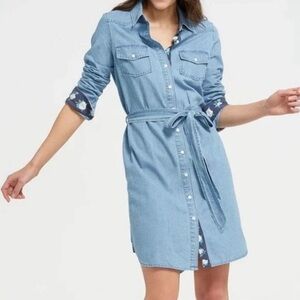 Draper James Chambray Shirt Dress